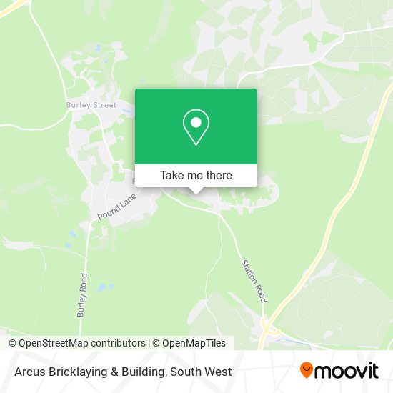 Arcus Bricklaying & Building map