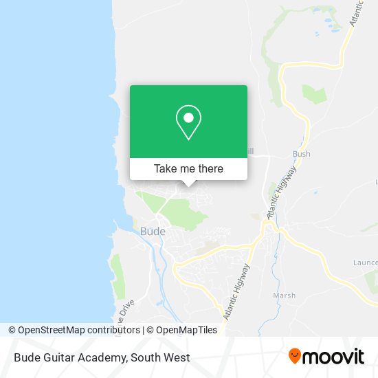 Bude Guitar Academy map