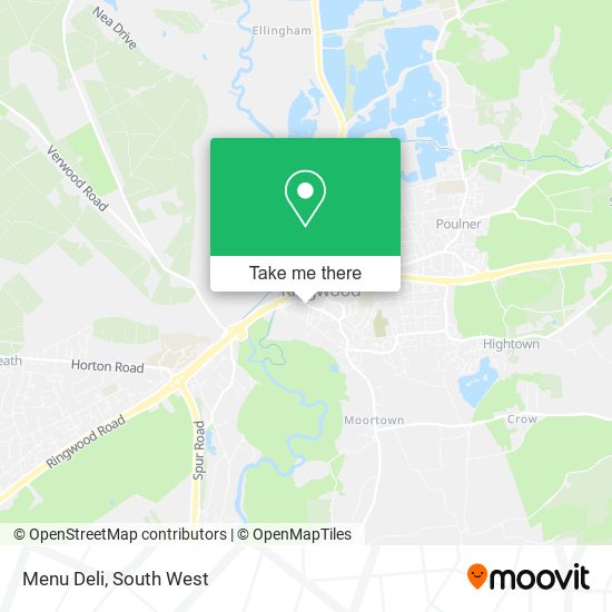 Menu Deli map