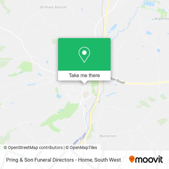 Pring & Son Funeral Directors - Home map