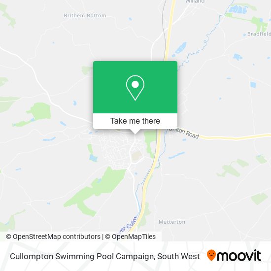 Cullompton Swimming Pool Campaign map