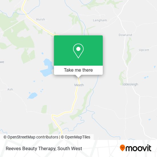 Reeves Beauty Therapy map