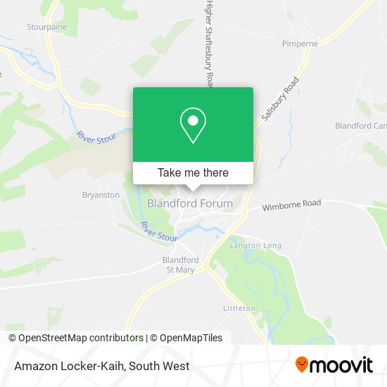 Amazon Locker-Kaih map