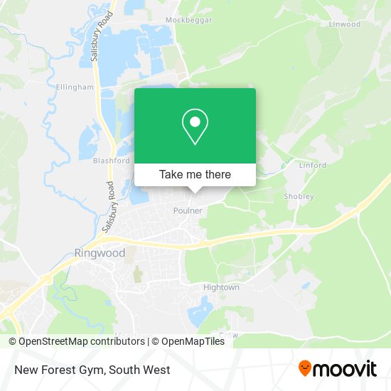 New Forest Gym map