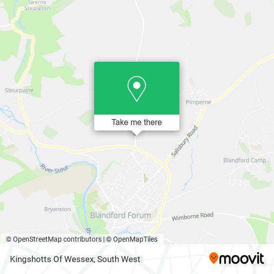 Kingshotts Of Wessex map