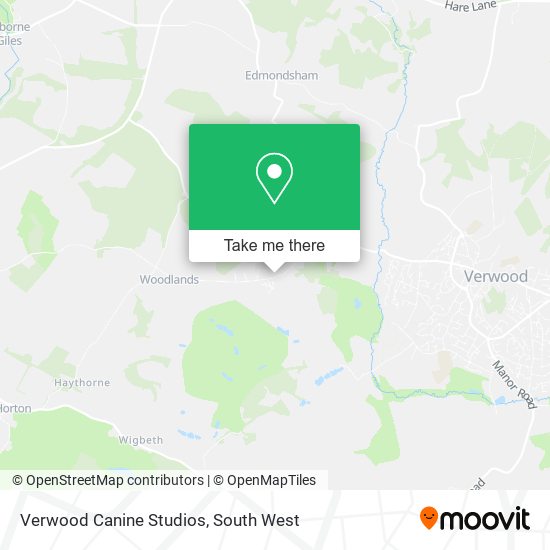 Verwood Canine Studios map