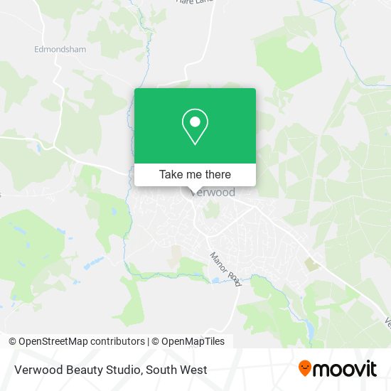 Verwood Beauty Studio map