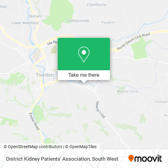 District Kidney Patients' Association map