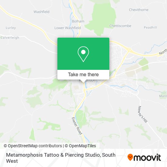 Metamorphosis Tattoo & Piercing Studio map