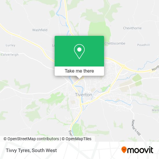 Tivvy Tyres map