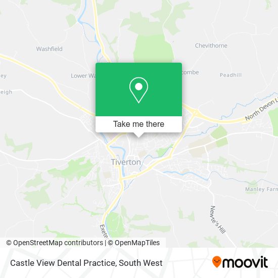 Castle View Dental Practice map