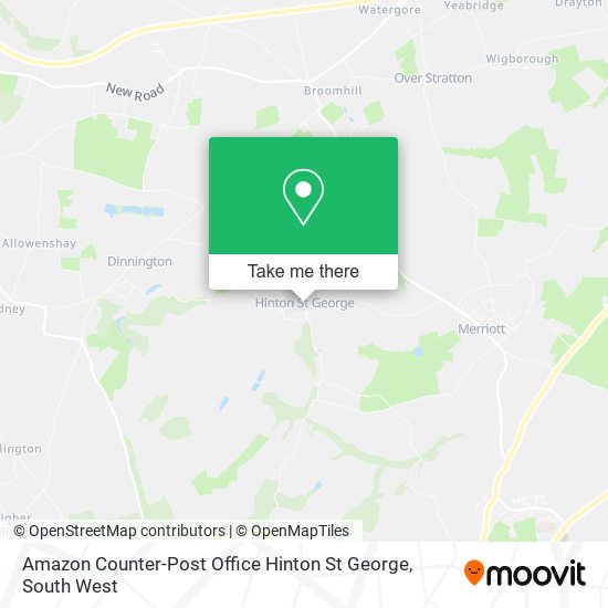 Amazon Counter-Post Office Hinton St George map