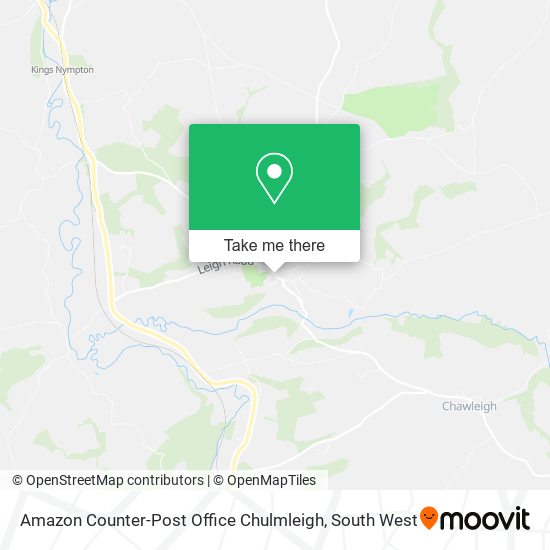 Amazon Counter-Post Office Chulmleigh map