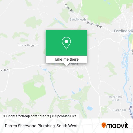 Darren Sherwood Plumbing map