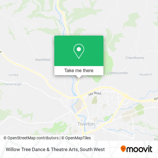 Willow Tree Dance & Theatre Arts map