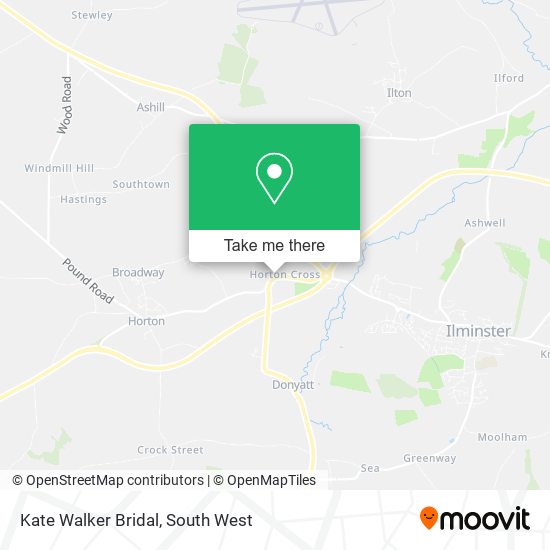 Kate Walker Bridal map