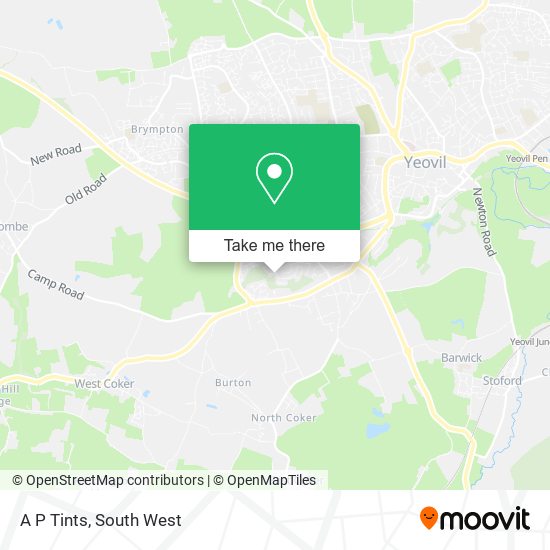 A P Tints map