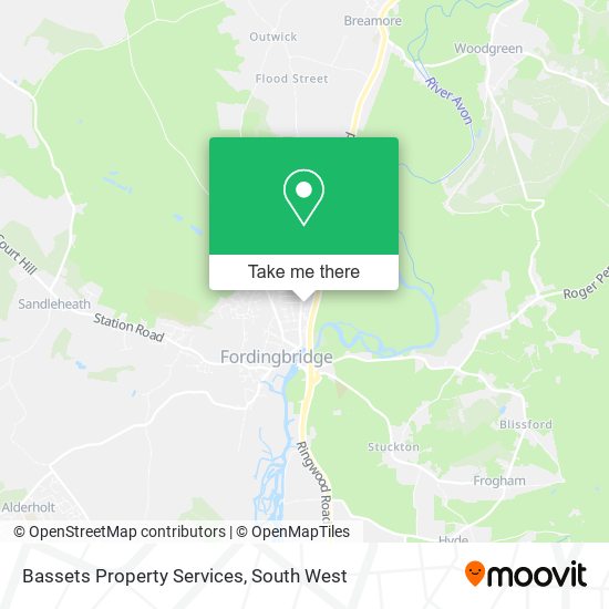Bassets Property Services map
