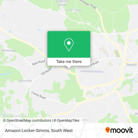 Amazon Locker-Simms map