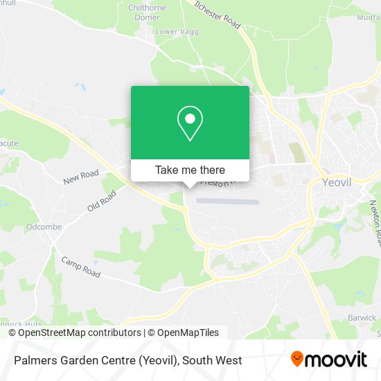Palmers Garden Centre (Yeovil) map