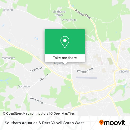 Southern Aquatics & Pets Yeovil map