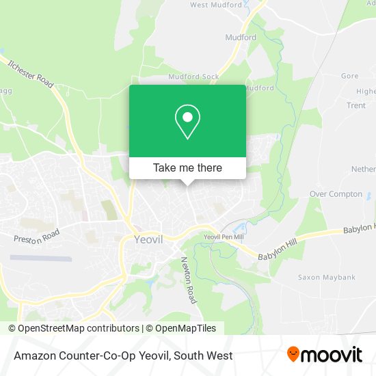 Amazon Counter-Co-Op Yeovil map