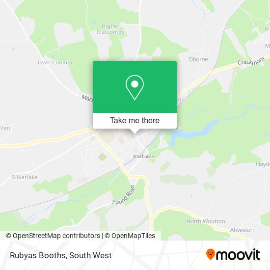 Rubyas Booths map