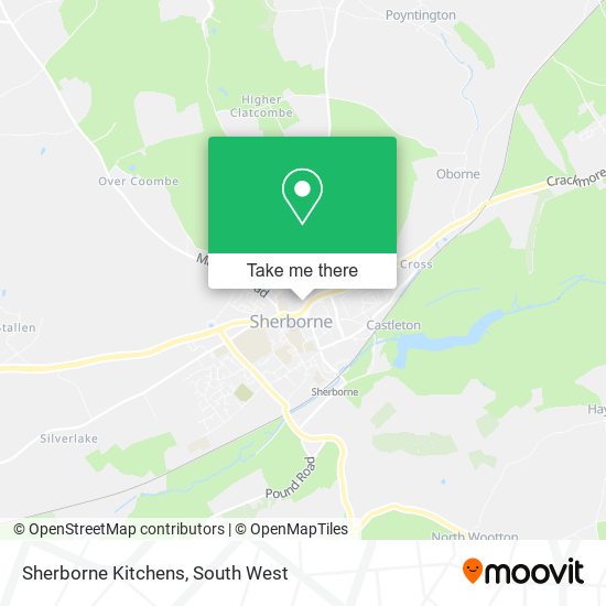 Sherborne Kitchens map