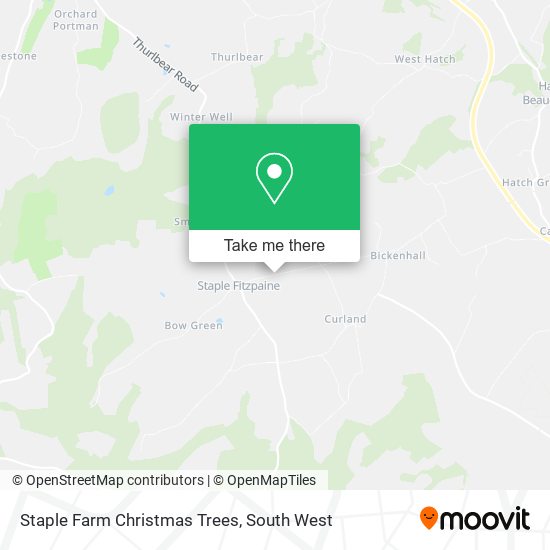 Staple Farm Christmas Trees map
