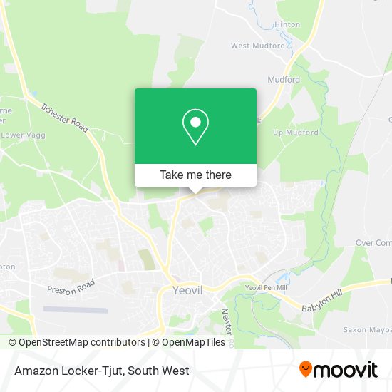 Amazon Locker-Tjut map