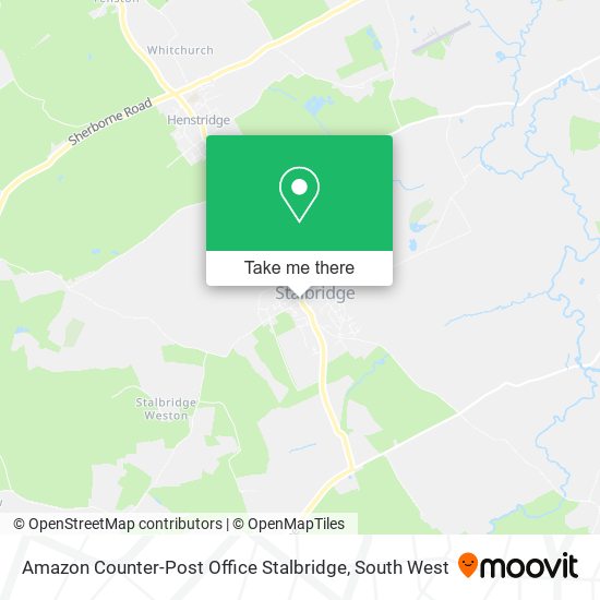 Amazon Counter-Post Office Stalbridge map