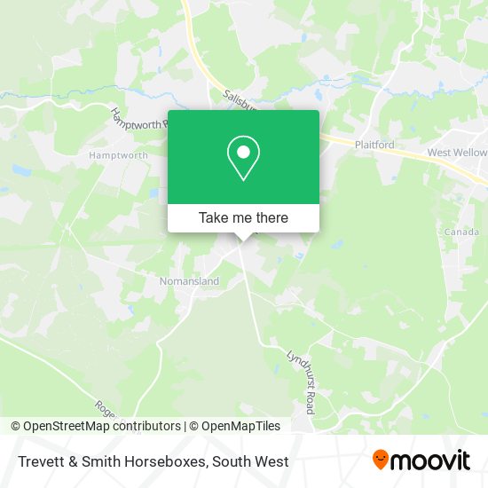 Trevett & Smith Horseboxes map