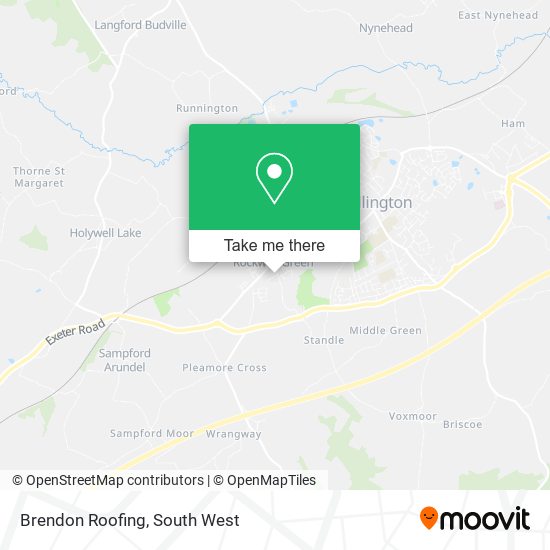 Brendon Roofing map
