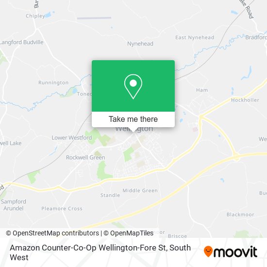 Amazon Counter-Co-Op Wellington-Fore St map