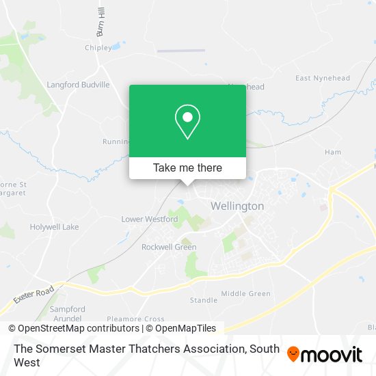 The Somerset Master Thatchers Association map