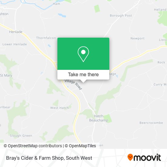 Bray's Cider & Farm Shop map