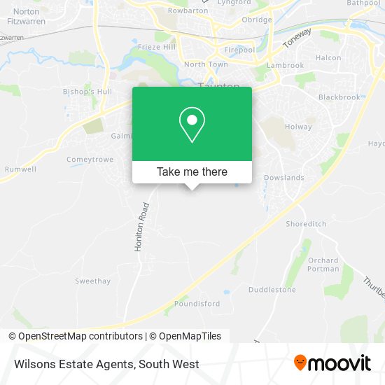 Wilsons Estate Agents map