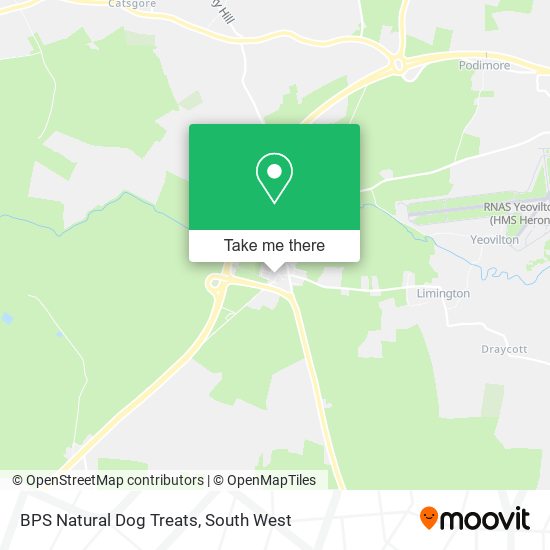 BPS Natural Dog Treats map