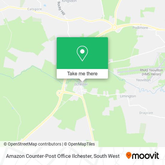 Amazon Counter-Post Office Ilchester map