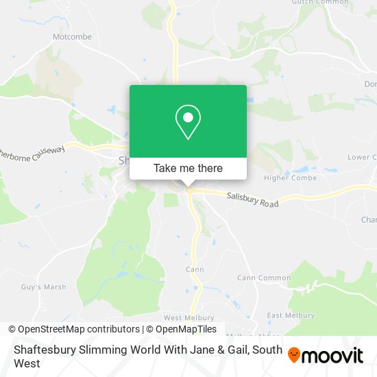 Shaftesbury Slimming World With Jane & Gail map