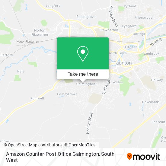 Amazon Counter-Post Office Galmington map