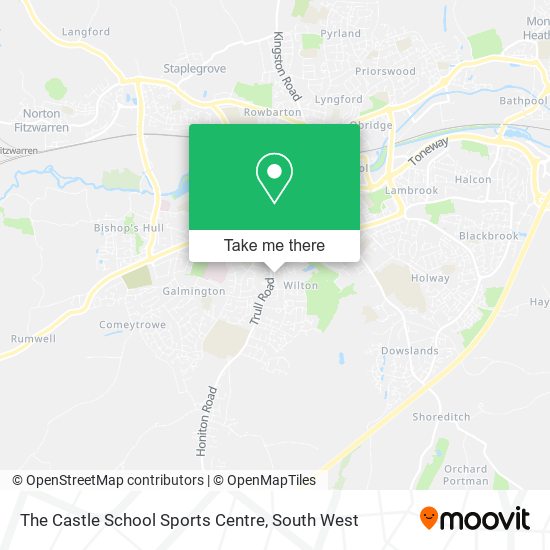 The Castle School Sports Centre map