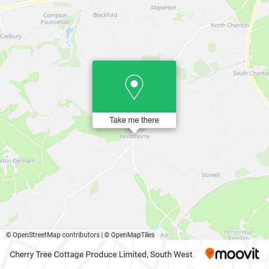 Cherry Tree Cottage Produce Limited map