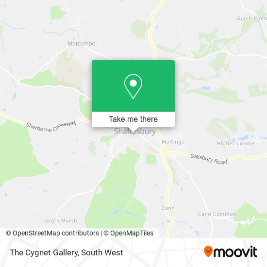 The Cygnet Gallery map