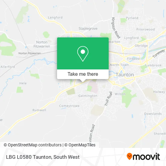 LBG L0580 Taunton map