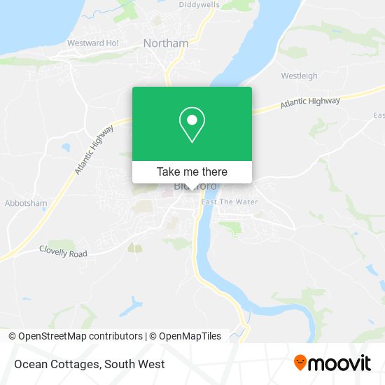 Ocean Cottages map