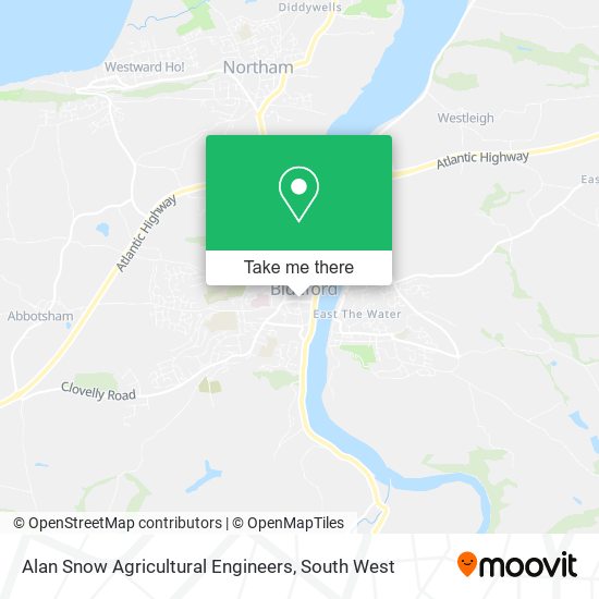 Alan Snow Agricultural Engineers map