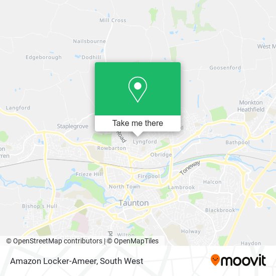 Amazon Locker-Ameer map