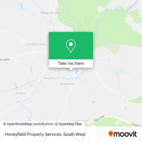 Honeyfield Property Services map