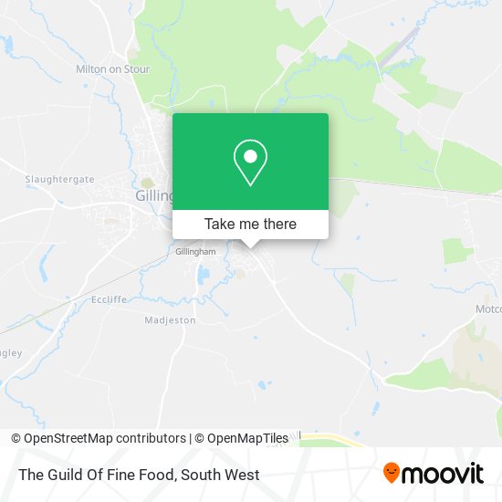 The Guild Of Fine Food map